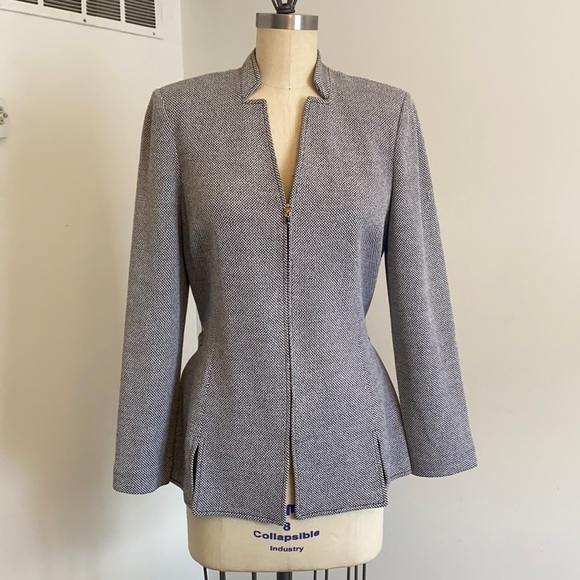 St. John Belted Knit Jacket - Picture 2 of 6